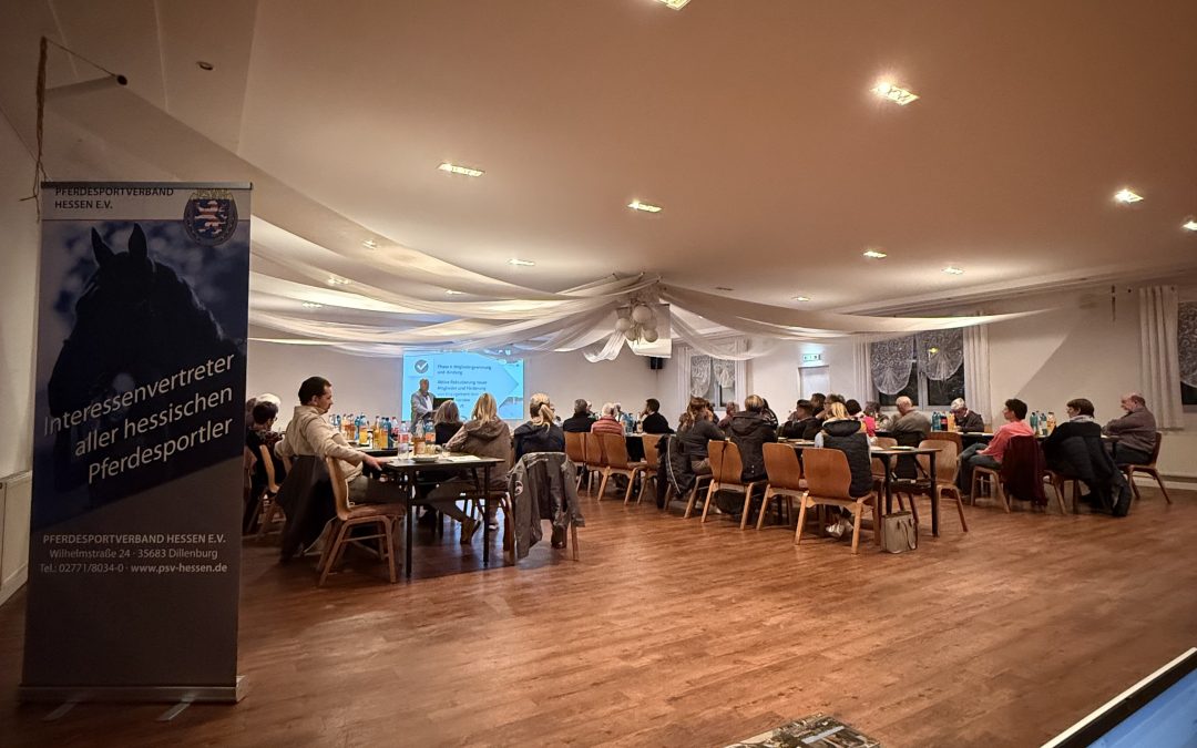Zusammenhalt, Innovation und Leidenschaft f&uuml;r den Pferdesport: Mitgliederversammlung des Pferdesportverbandes Hessen-Nassau blickt engagiert in die Zukunft