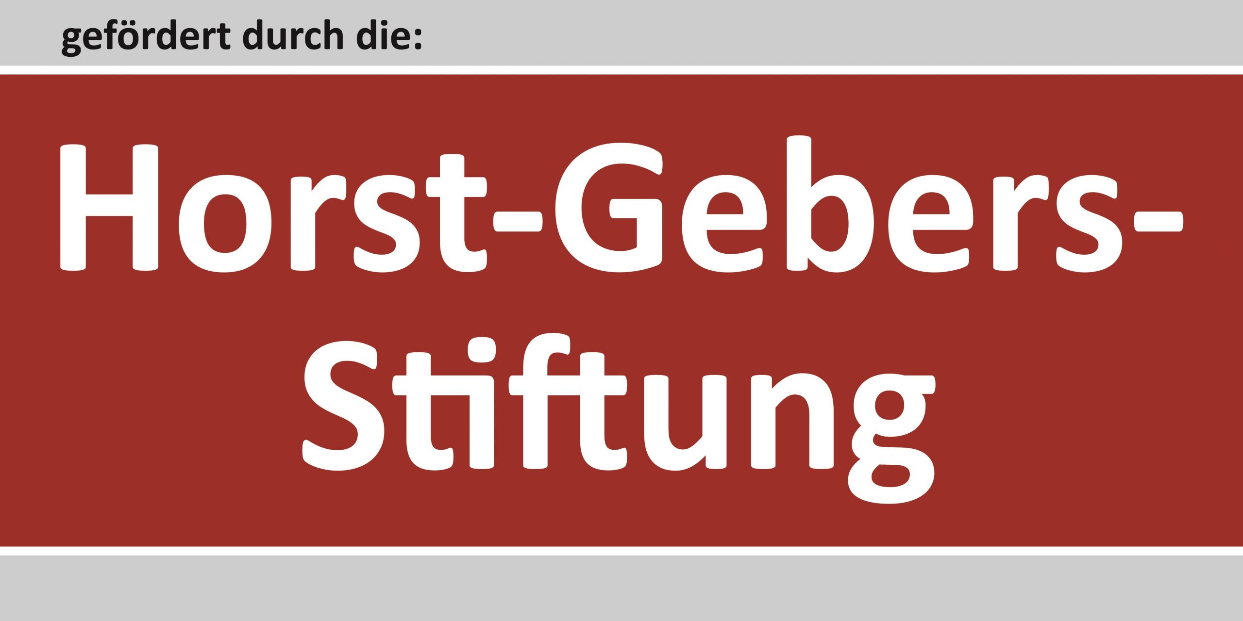 Logo Horst Gebers Stiftung