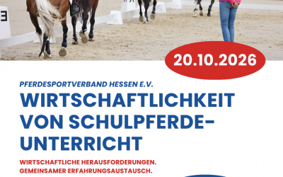 Jetzt anmelden: Seminar Wirtschaftlichkeit von Schulpferdeunterricht