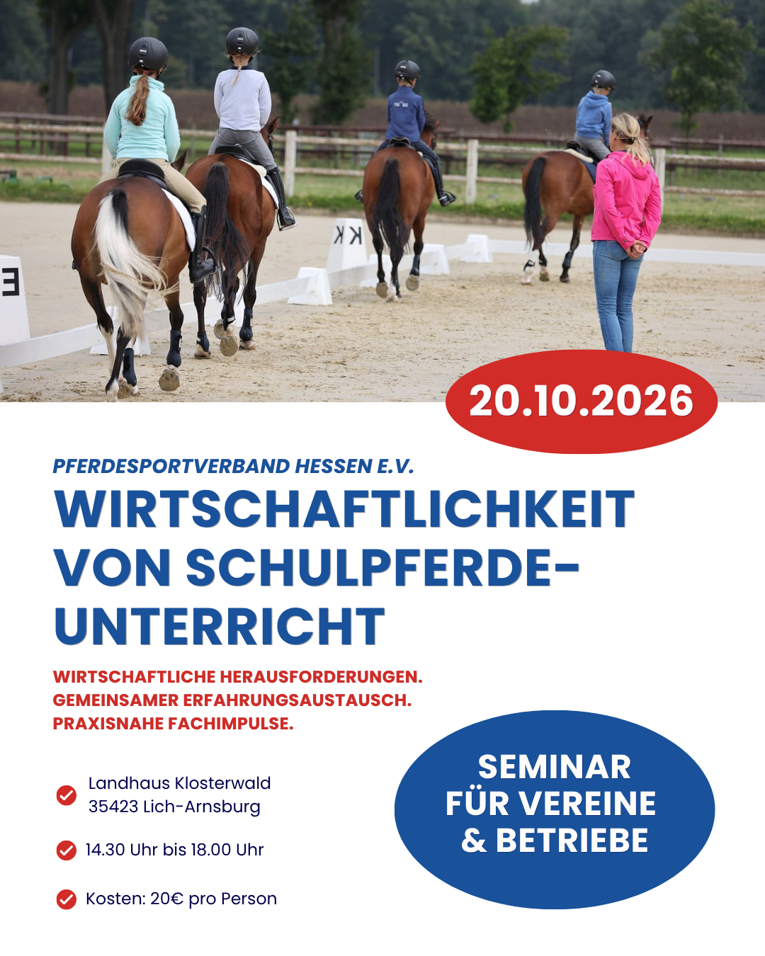 Seminar Schulpferdeunterricht IG